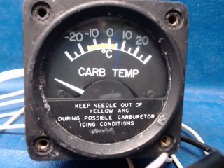29-209 Aircraft Inst. Dev. INC - Indicator - Carburetor Air Temperature w/ Harness and Probe